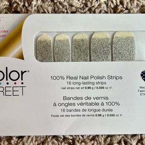Color street nail polish strips stickers Dripping in Diamonds New